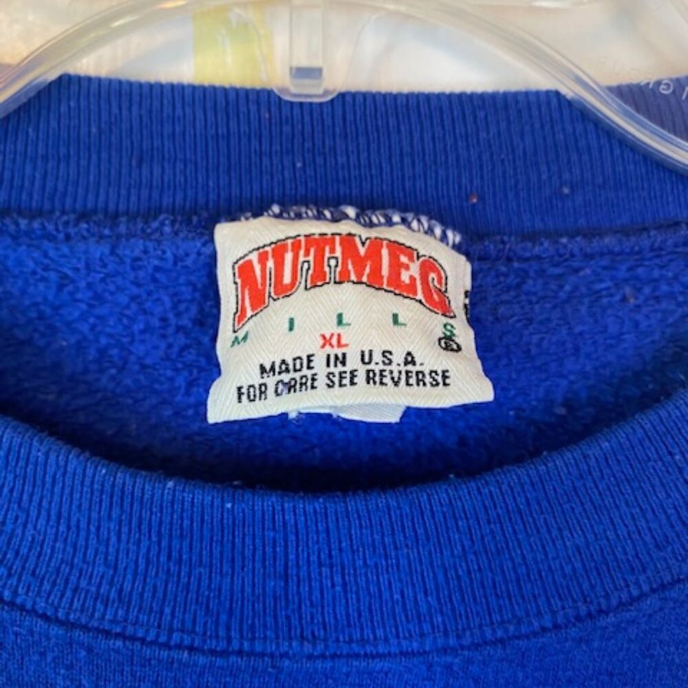 Men's Vintage 1993 New York Giants blue Sweatshirt - Picture 3 of 8
